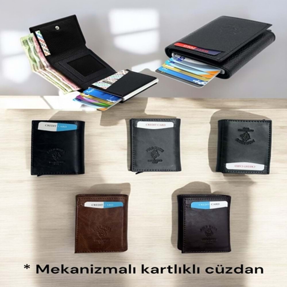MEKANİZMALI CÜZDAN