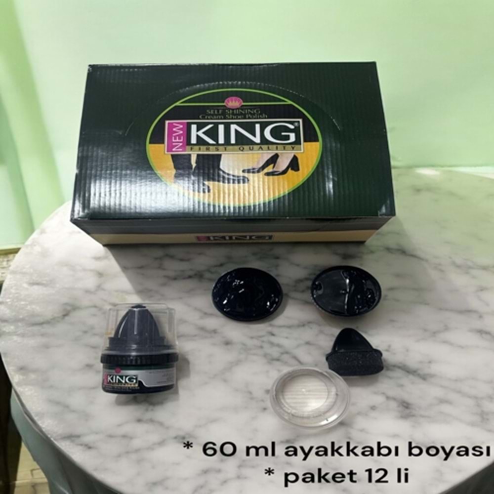 KİNG AYAKKABI BOYASI 60 ML