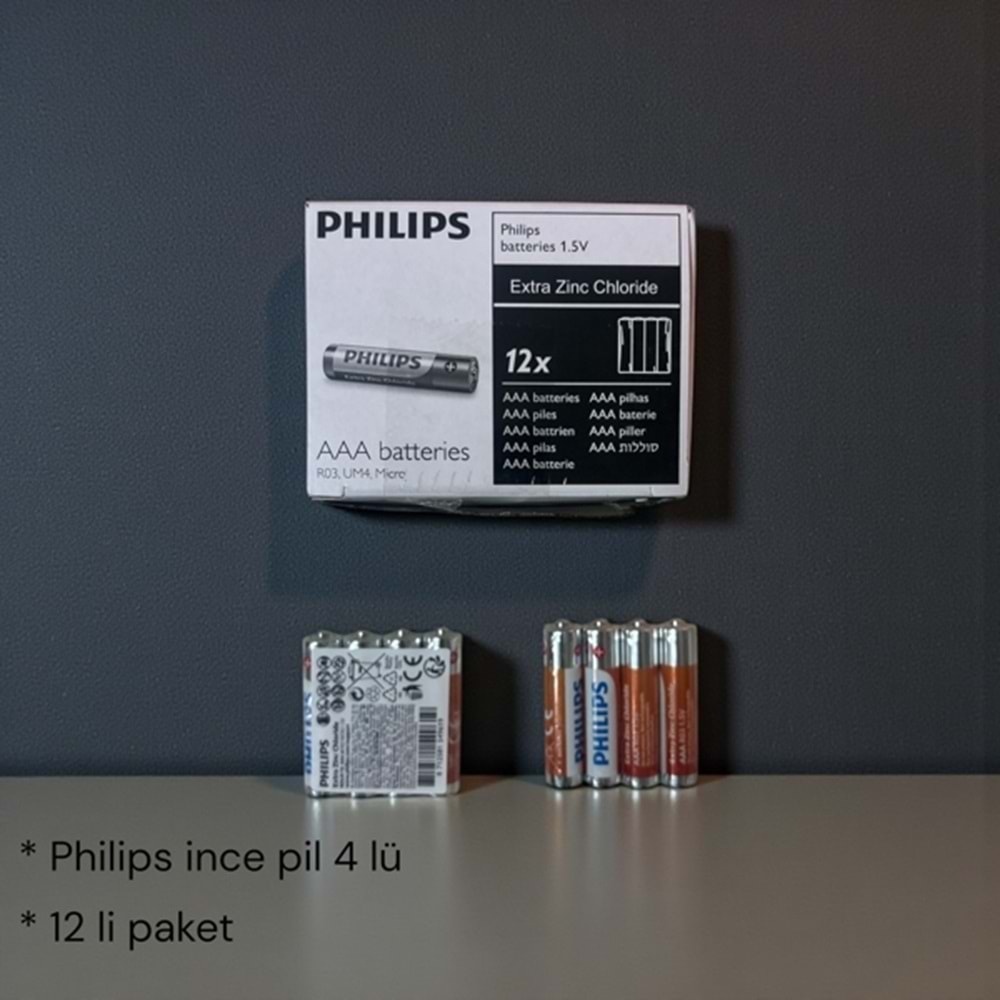 LP- PHİLİPS İNCE PİL 4 LÜ