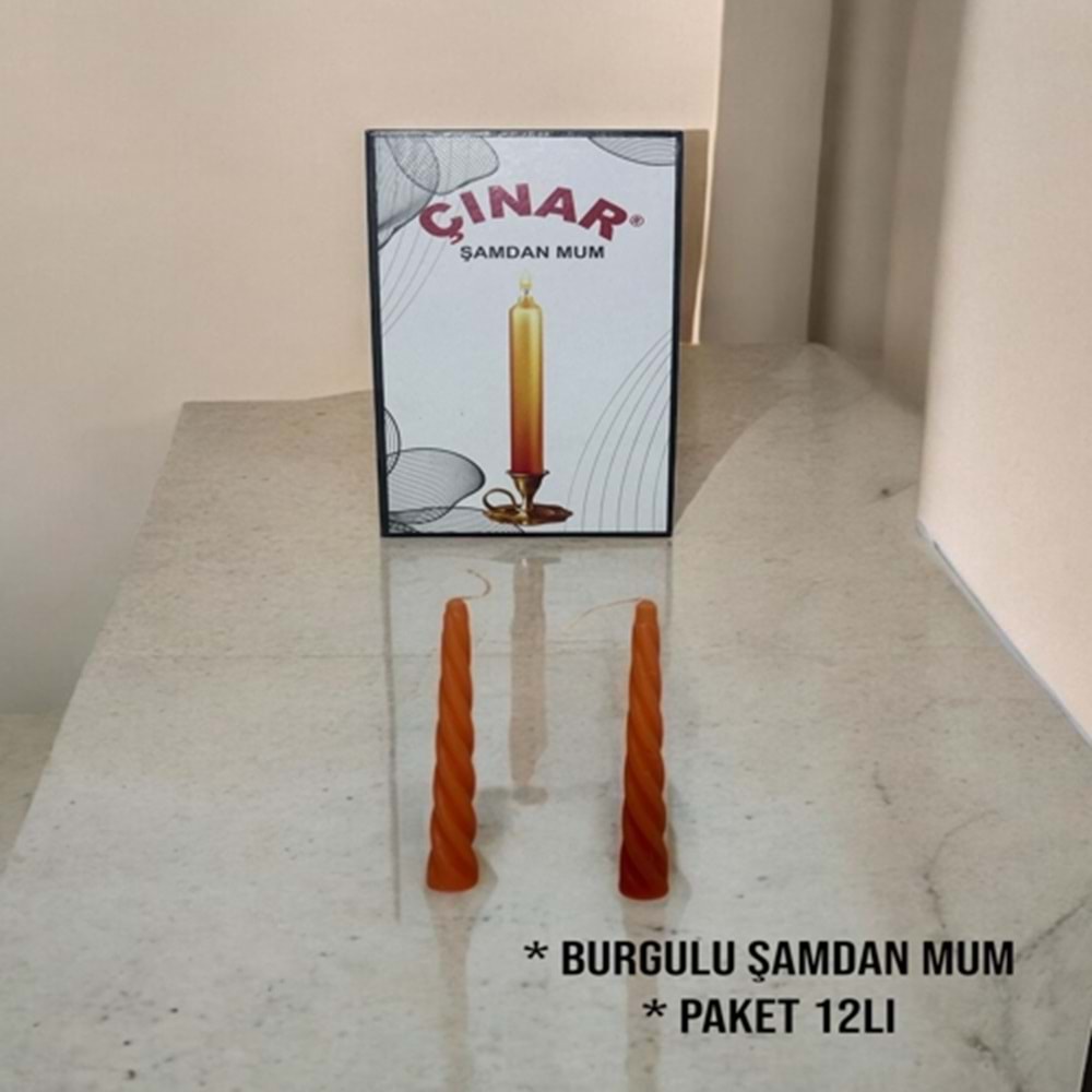 BURGULU ŞAMDAN MUM