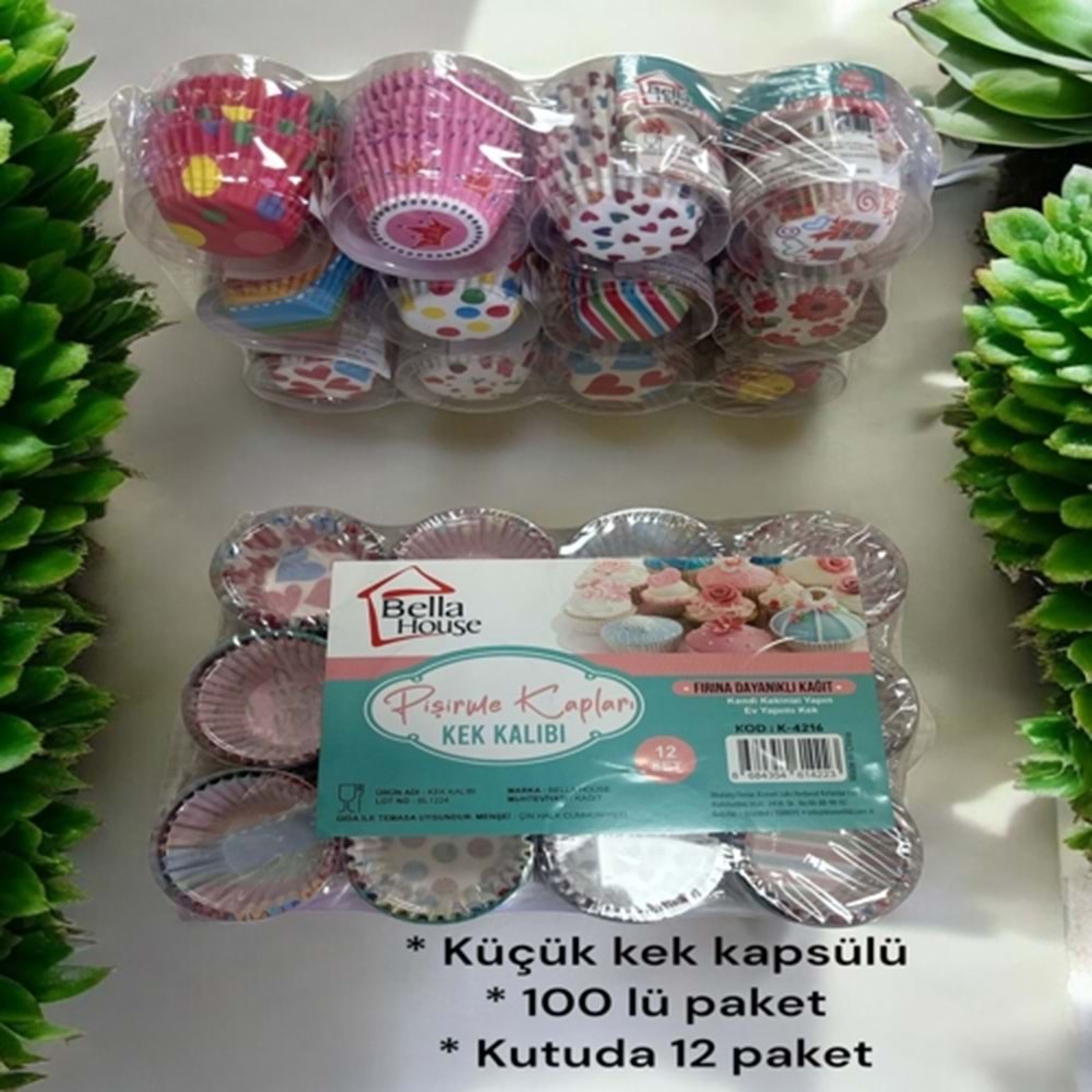 BELLA HOUSE KEK KALIBI KÜÇÜK 100 LÜ