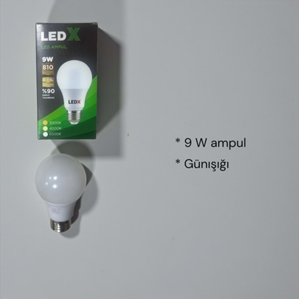 9 W GÜNIŞIĞI AMPUL