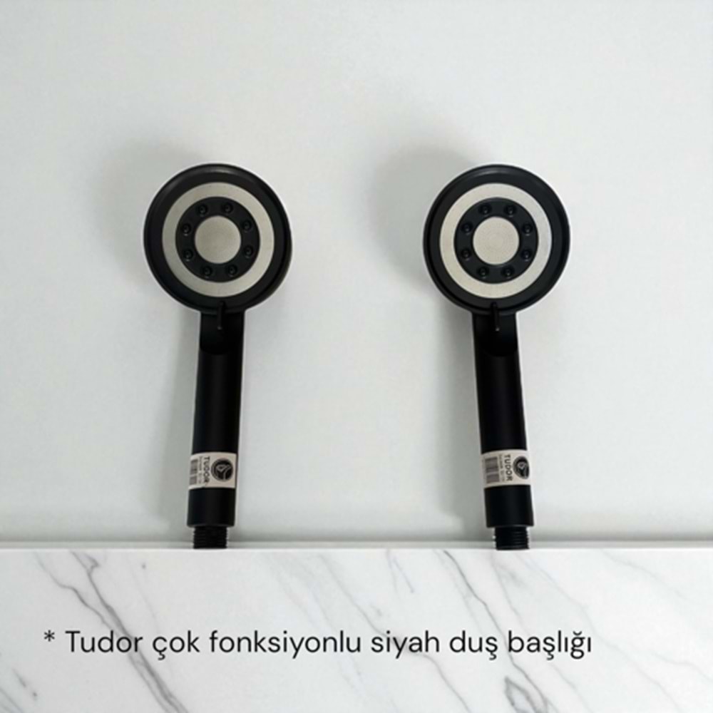 TUDOR ÇOK AMAÇLI SİYAH DUŞ BAŞLIĞI