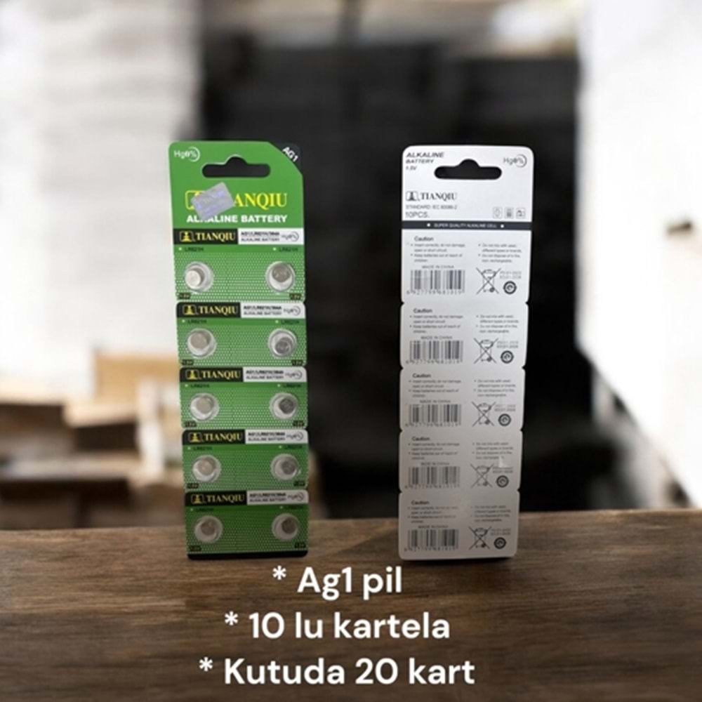TİANQIU AG1/LR621H/364A PARAPİL