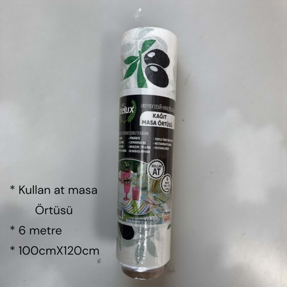 LKM- DELUX KULLAN AT MASAÖRTÜSÜ 6 METRE