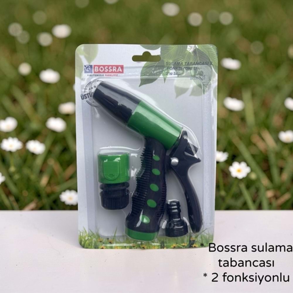 HBS - BOSSRA 3 LÜ SET SULAMA TABANCASI 2 FONKSİYONLU