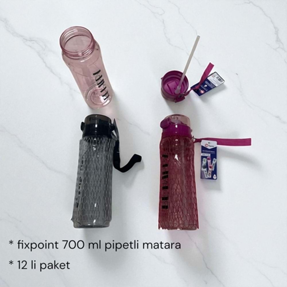 FİXPOİNT 700 ML PİPETLİ MATARA