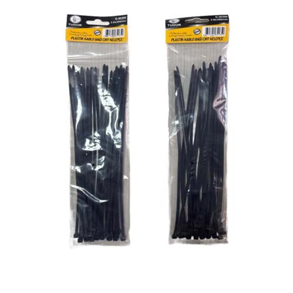 30 CM SİYAH KELEPÇE 25 Lİ
