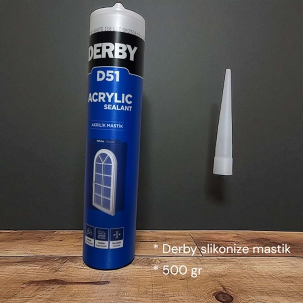 DERBY SİLİKON MASTİK 500GR