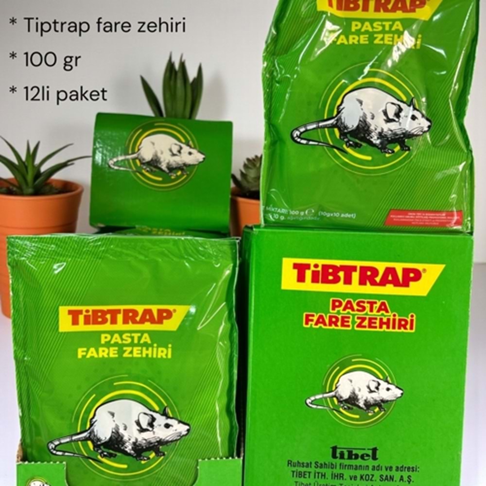 TİPTRAP FARE PASTASI 100 GR