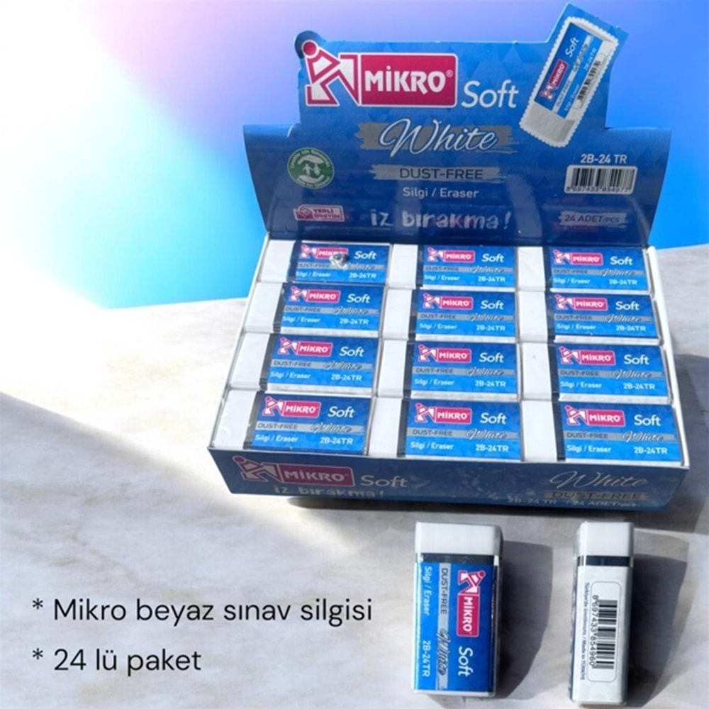 KS- MİKRO BEYAZ SINAV SİLGİSİ