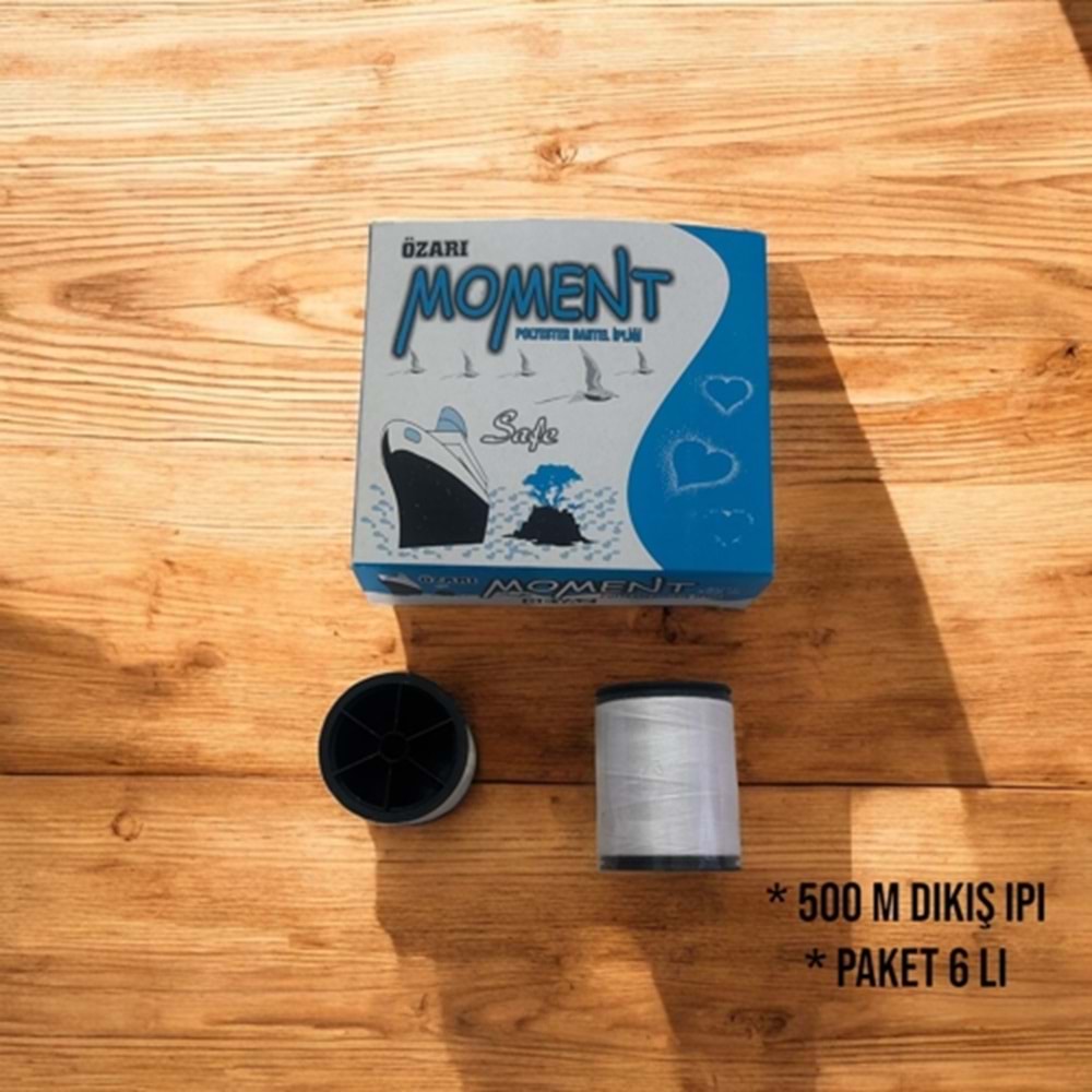 MOMENT 500 M Beyaz DİKİŞ İPİ