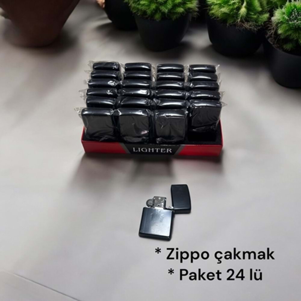SİYAH ZİPPO ÇAKMAK