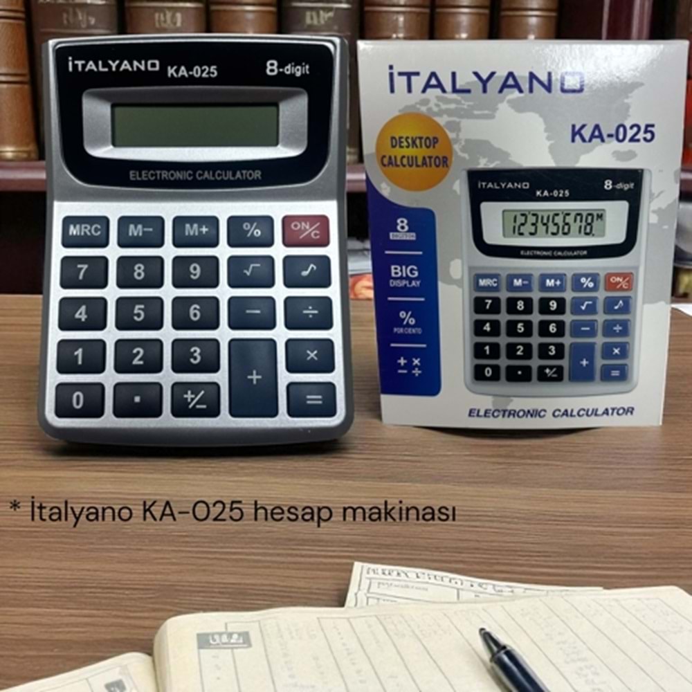 İTALYANO HESAP MAKİNASI KA-025
