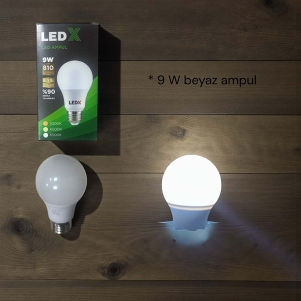9 W BEYAZ AMPUL