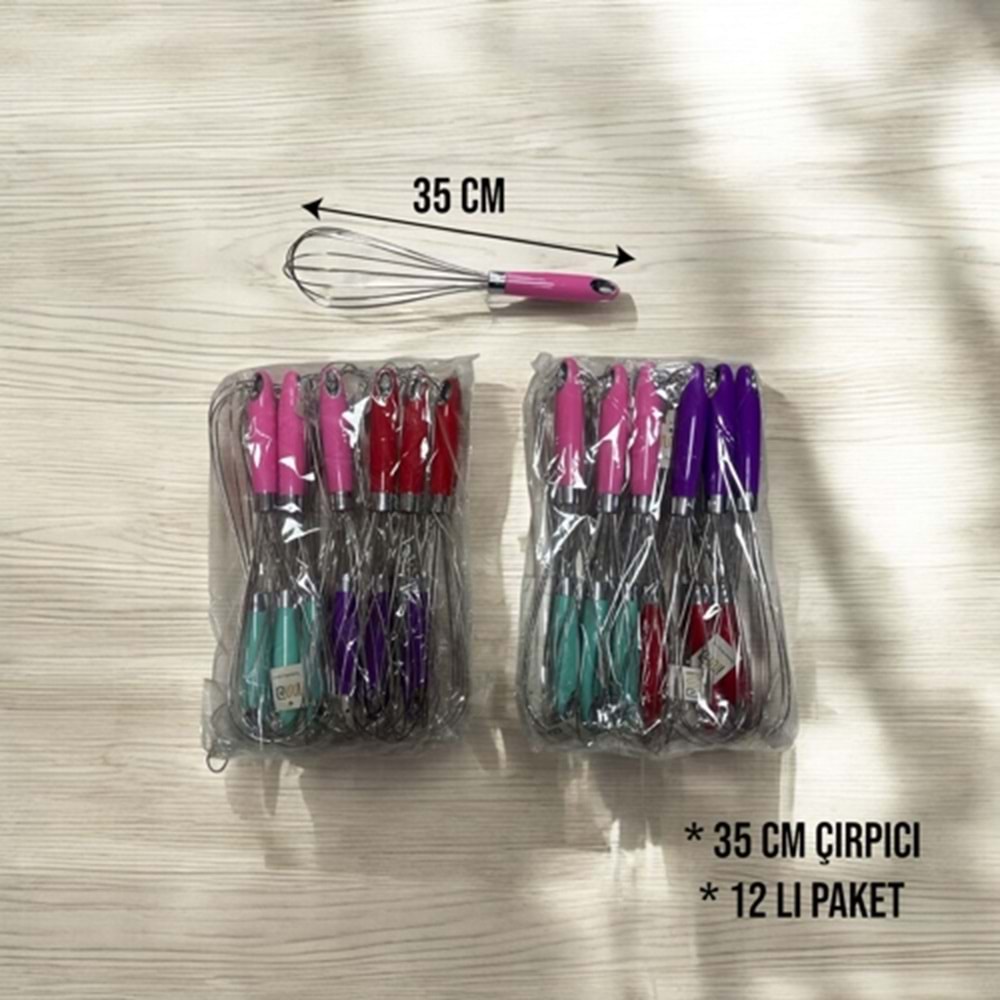 RENKLİ BÜYÜK ÇIRPICI 35 CM