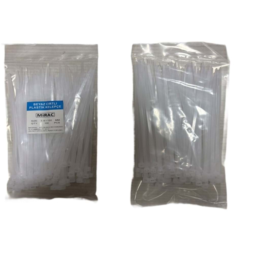 15 CM PLASTİK KELEPÇE 100LÜ