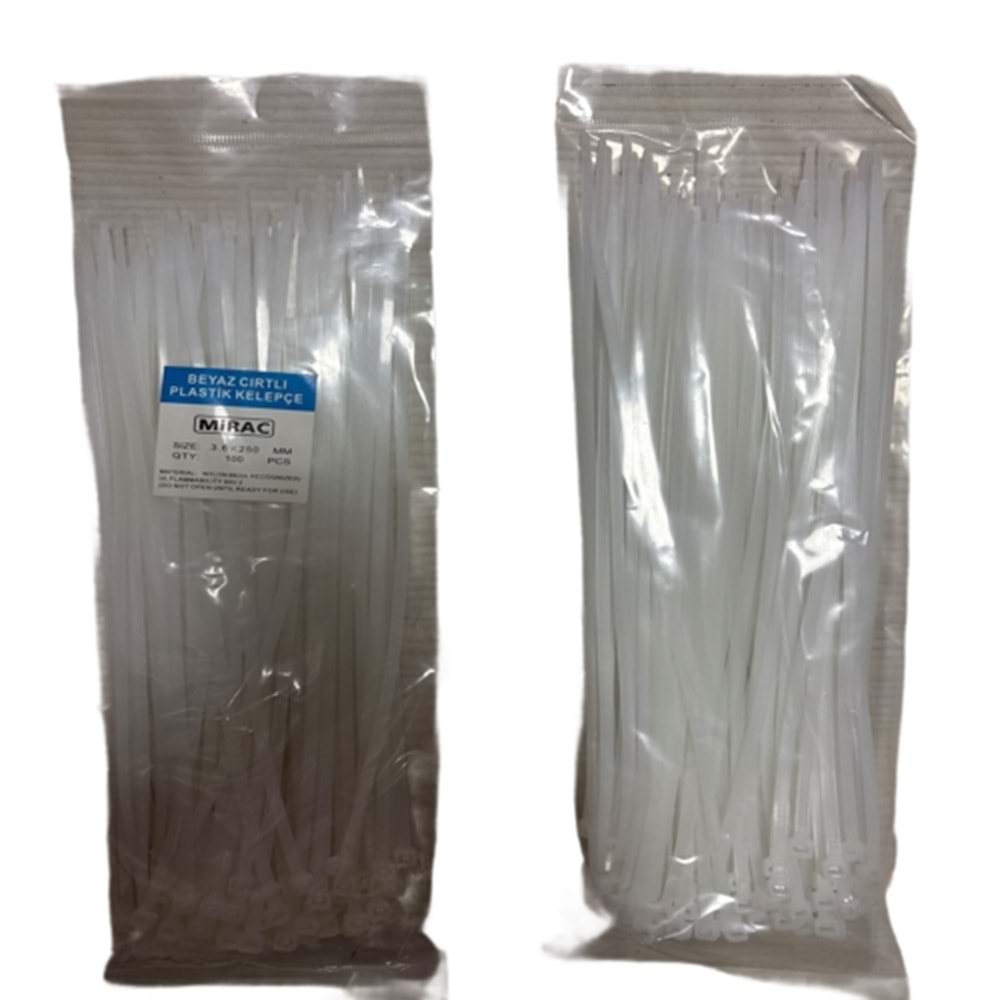 25 CM PLASTİK KELEPÇE 100LÜ