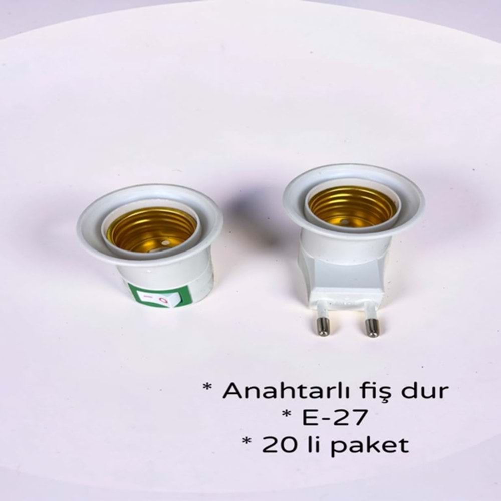 LED- ANAHTARLI FİŞ DUY