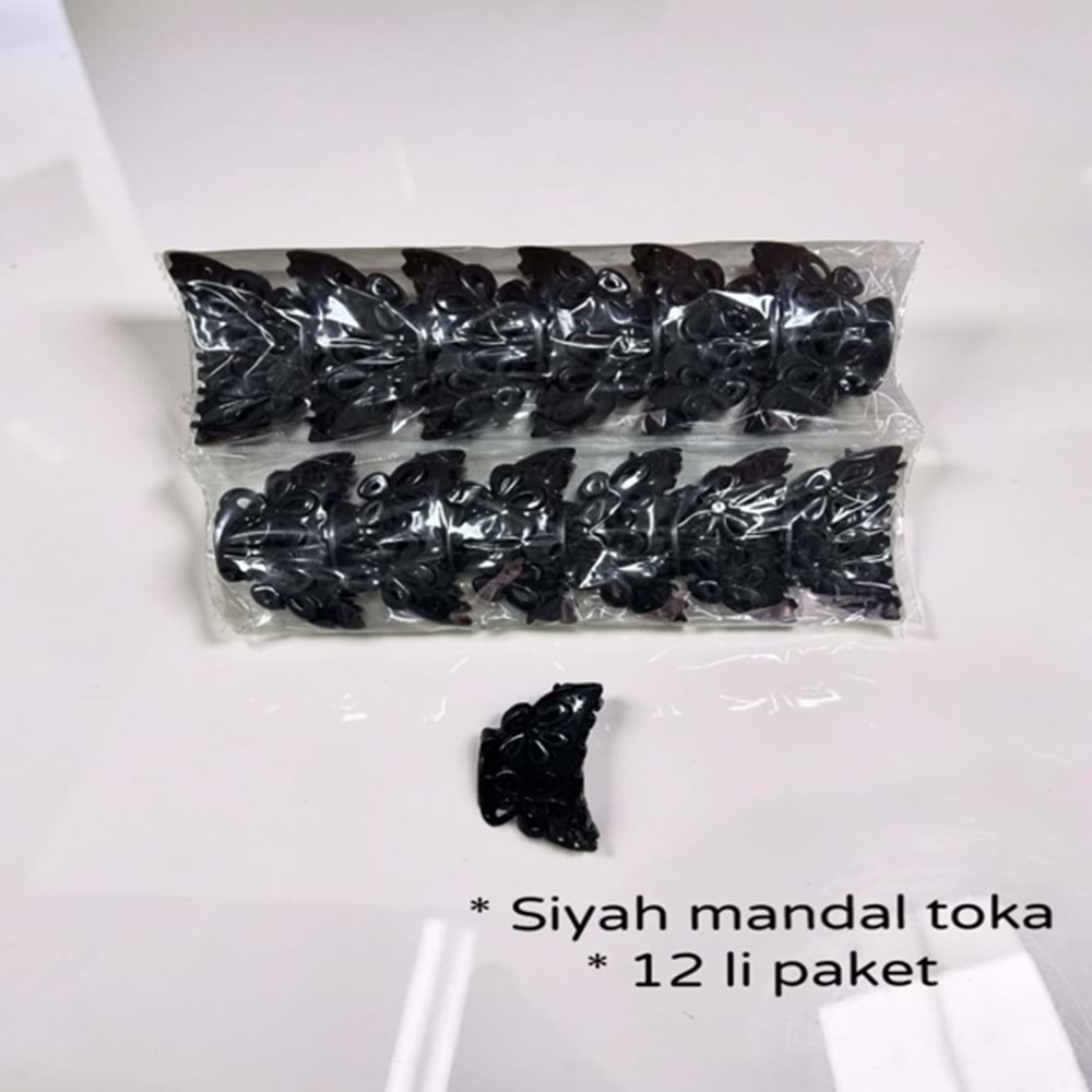 HTO- SİYAH MANDAL TOKA