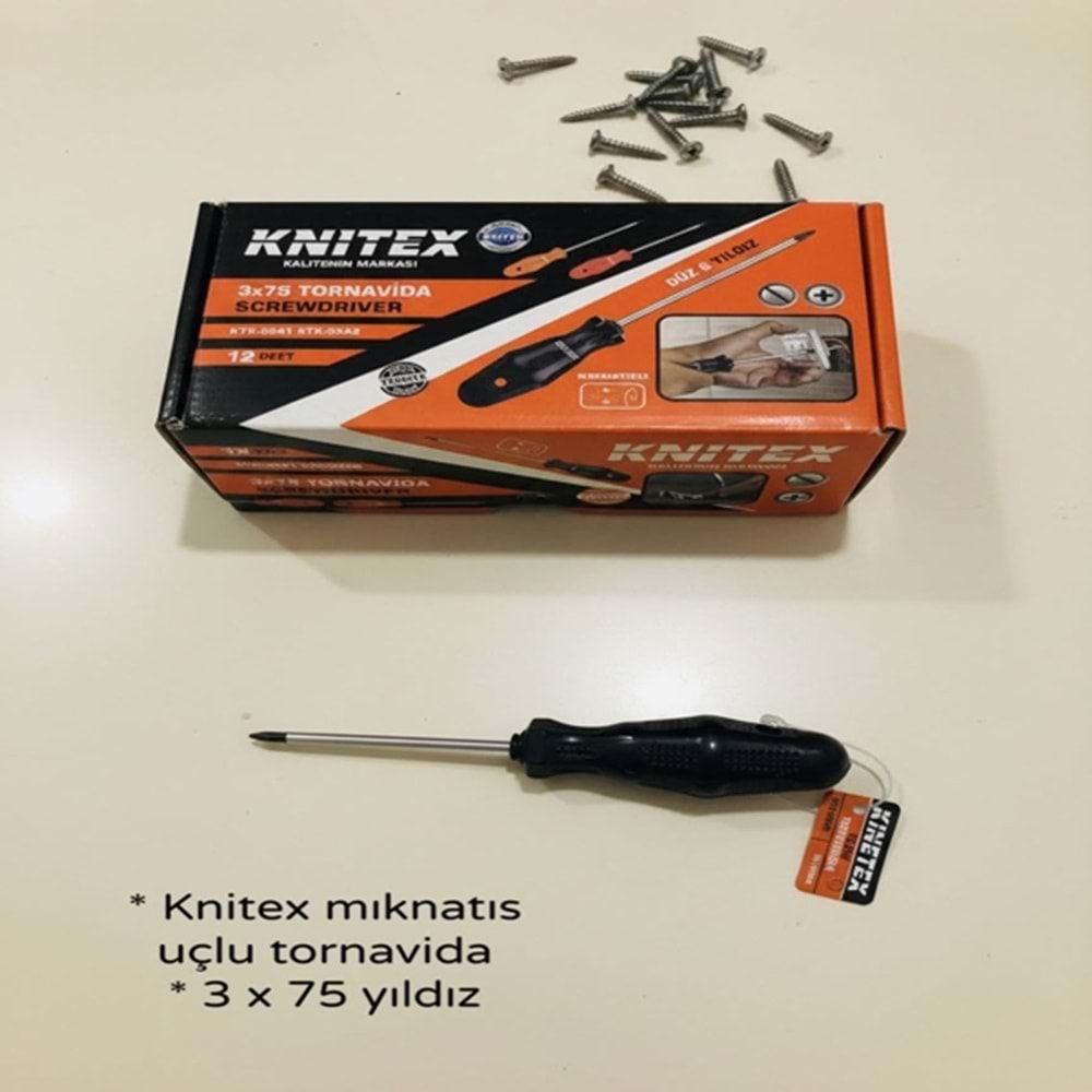HTT- KNİTEX 3X75 (+) TORNAVİDA