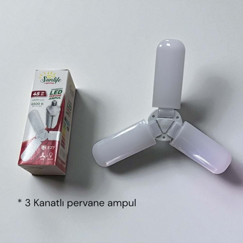 45 W 3 KANATLI PERVANE AMPUL