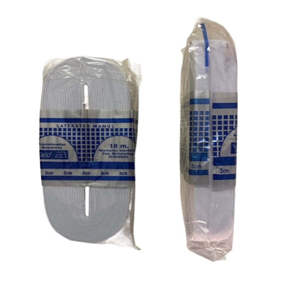 KEMER 3 CM PAÇA LASTİK