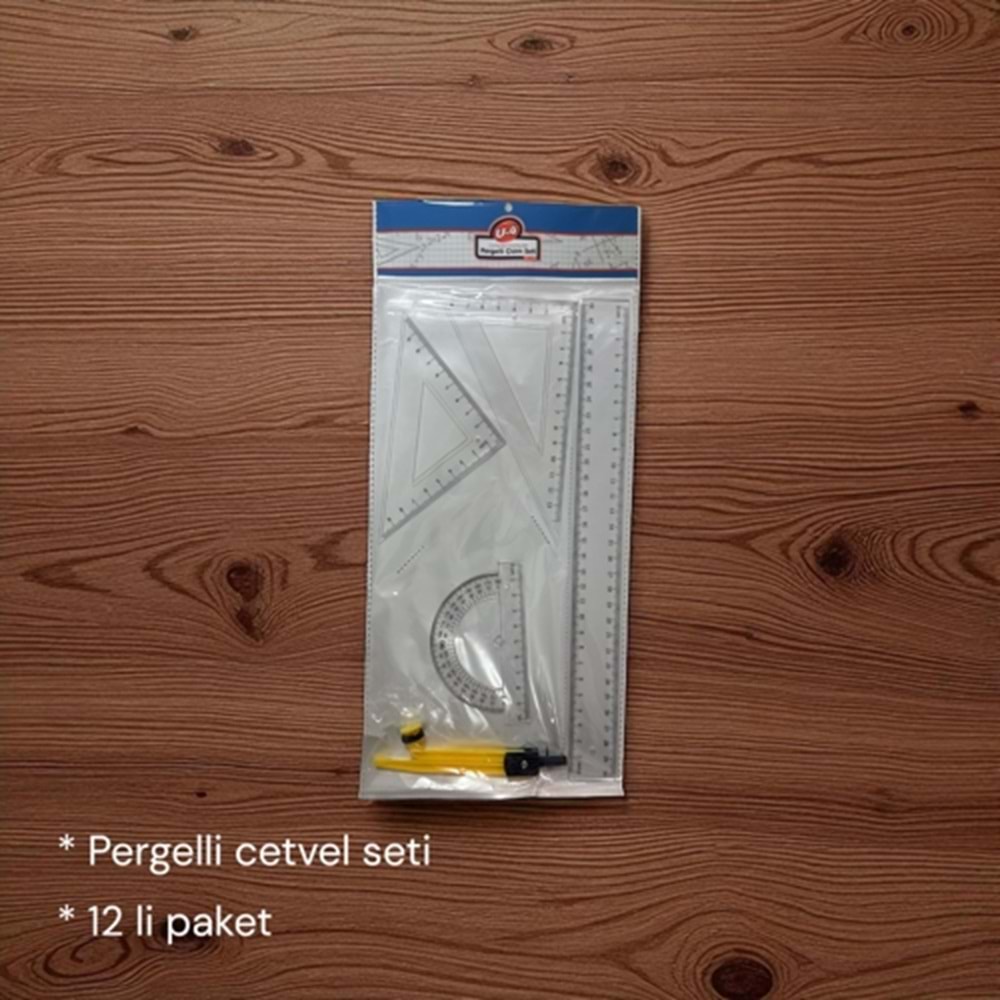KCS- U-4 PERGELLİ CETVEL SETİ