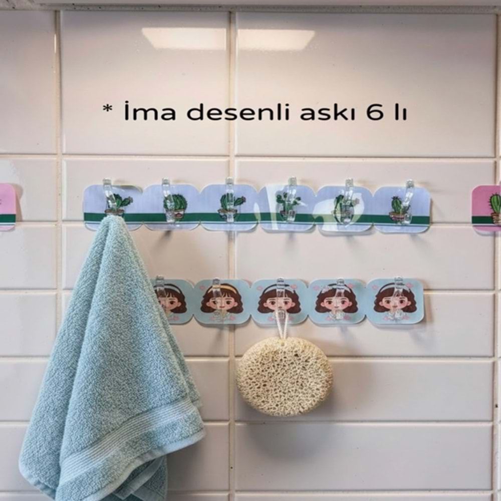 LASK- İMA 6LI RENKLİ ASKI
