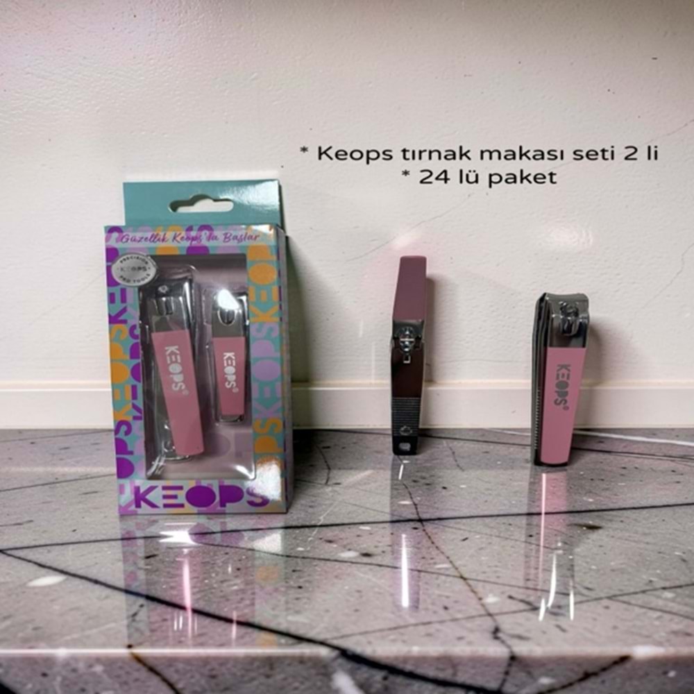 LTI- KEOPS TIRNAK MAKASI SETİ 2 Lİ
