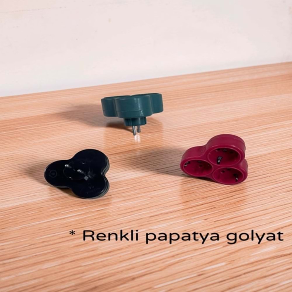 LEG- ÜÇLÜ PAPATYA GOLYAT RENKLİ