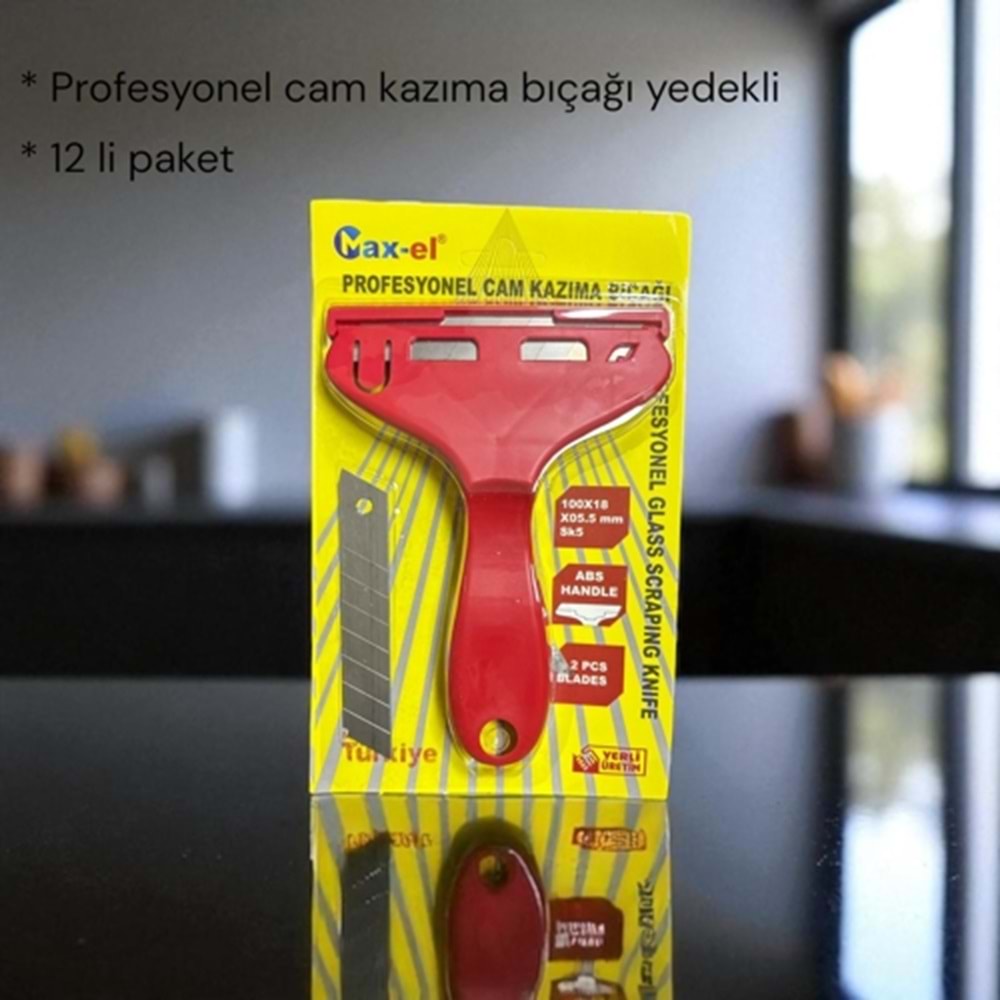 YEDEKLİ BÜYÜK CAM KAZMA