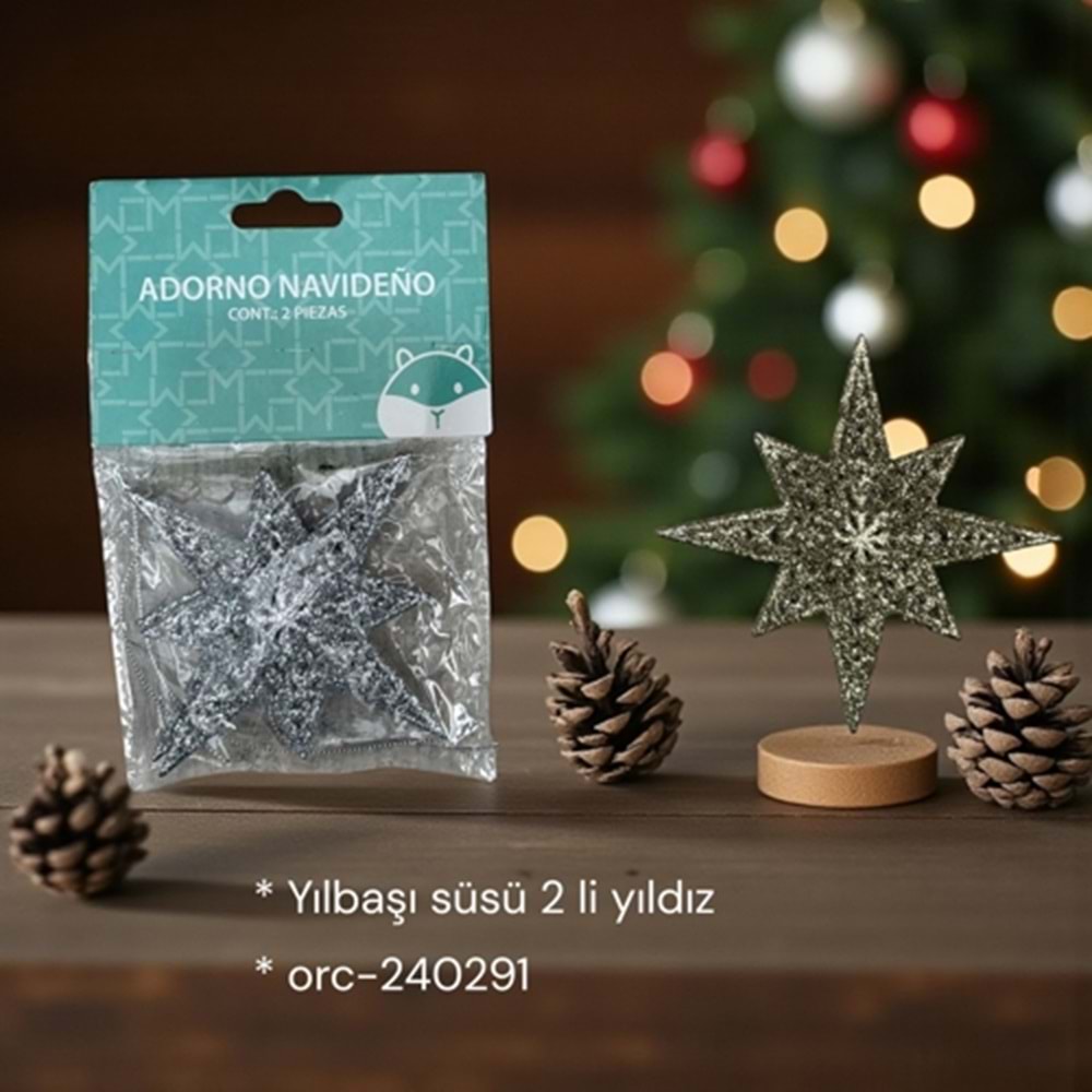YILBAŞI SÜSÜ YILDIZ 240291