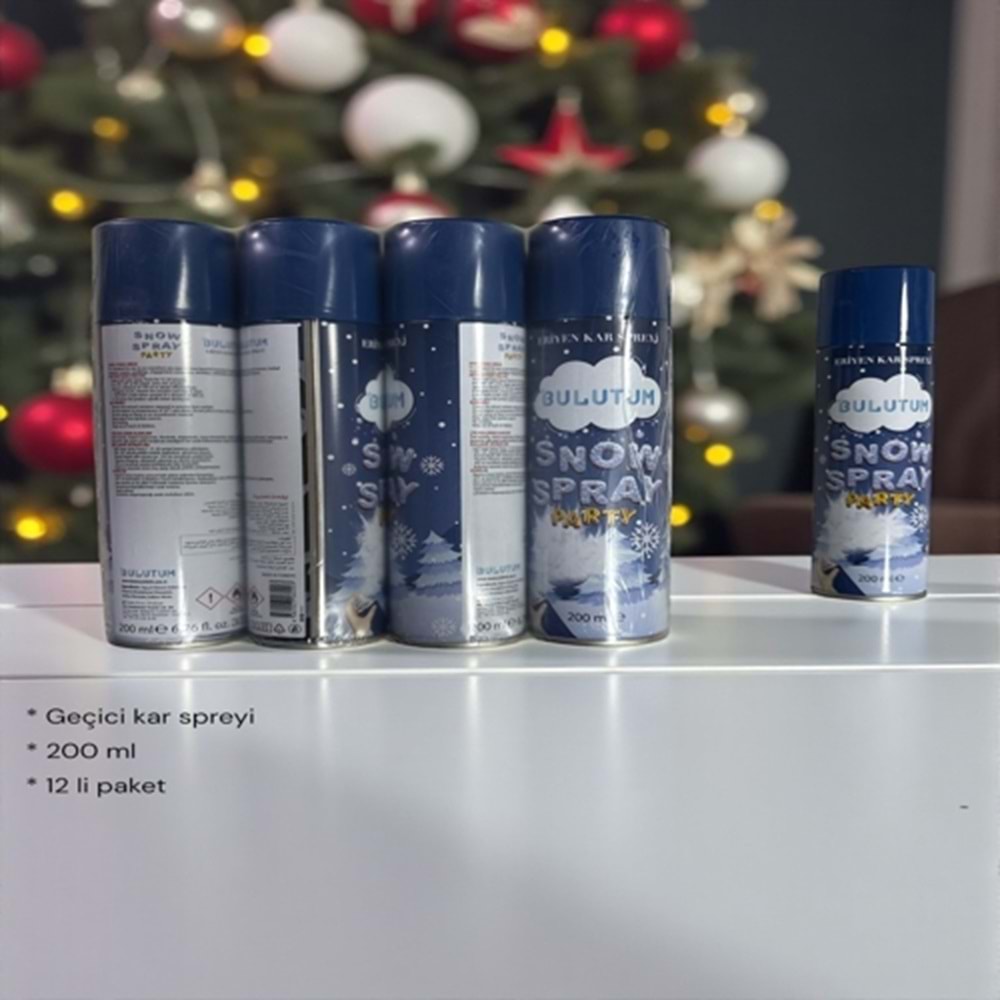 GEÇİCİ KAR SPREYİ