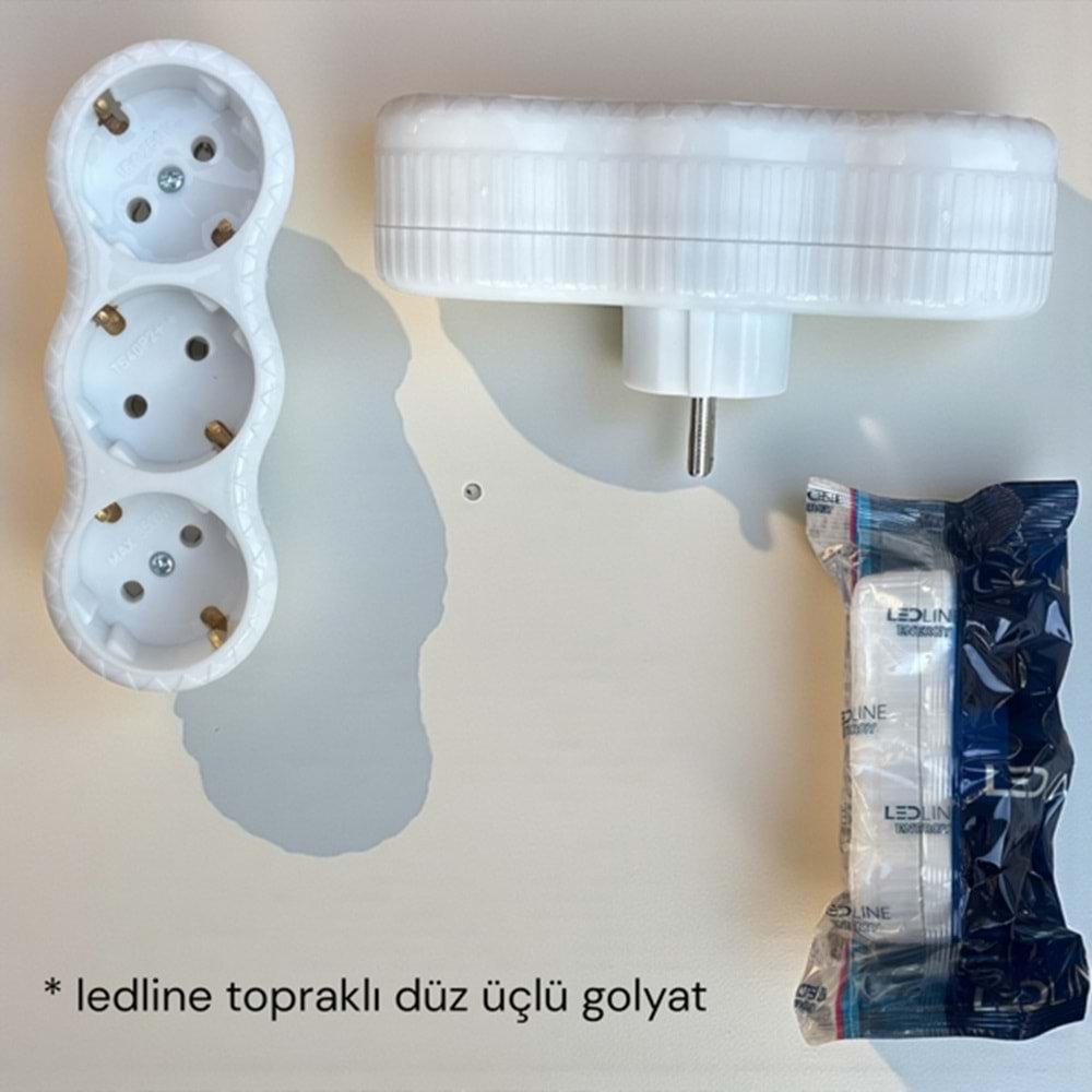 LEG- LEDLİNE TOPRAKLI ÜÇLÜ GOLYAT DÜZ