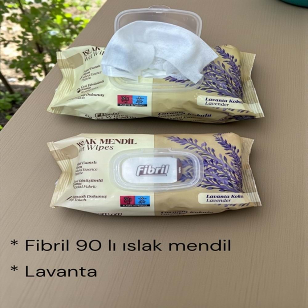 TI- FİBRİL ISLAK MENDİL 90 LI LAVANTA