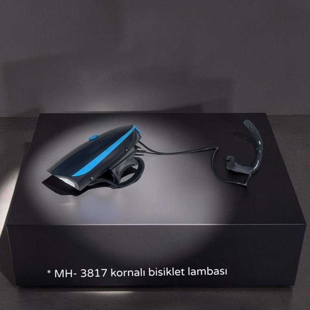MKO- MH-3817 KORNALI USBLİ BİSİKLET LAMBASI
