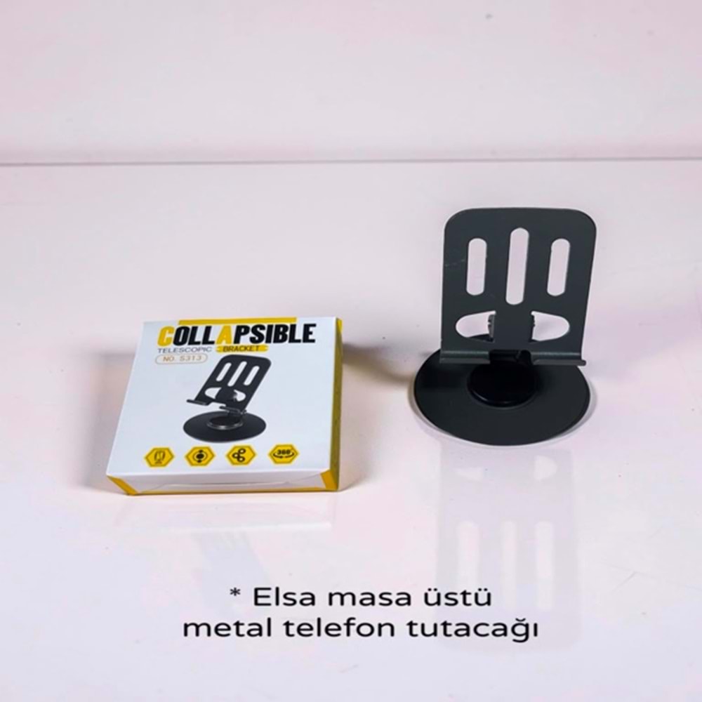 HTT- ELSA MASA ÜSTÜ METAL TELEFON TUTUCU