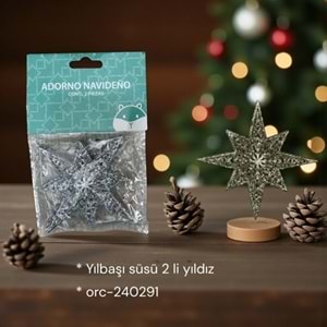 YILBAŞI SÜSÜ YILDIZ 240291