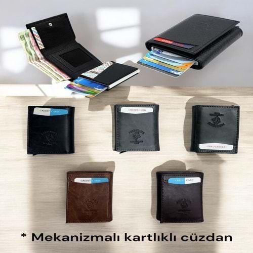 MEKANİZMALI CÜZDAN