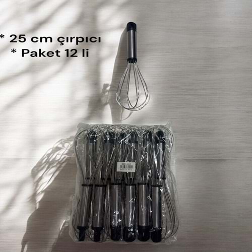 ÇIRPICI 25 CM 12Lİ