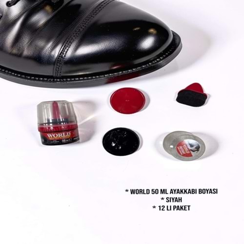 LAY- WORLD AYAKKABI BOYASI 50 ML SİYAH