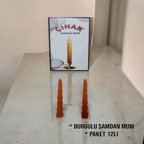BURGULU ŞAMDAN MUM