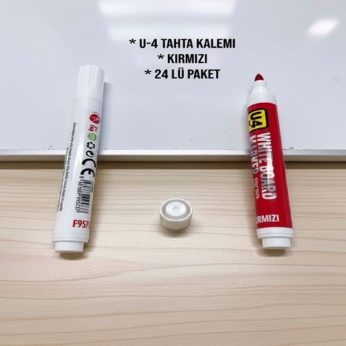 KTK- U-4 KIRMIZI TAHTA KALEMİ