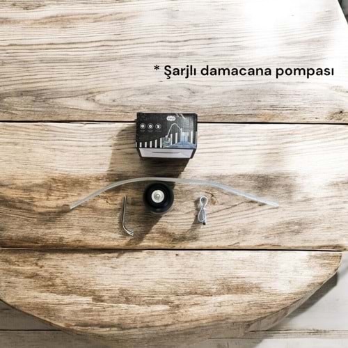 YAKUT ŞARJLI DAMACANA POMPASI