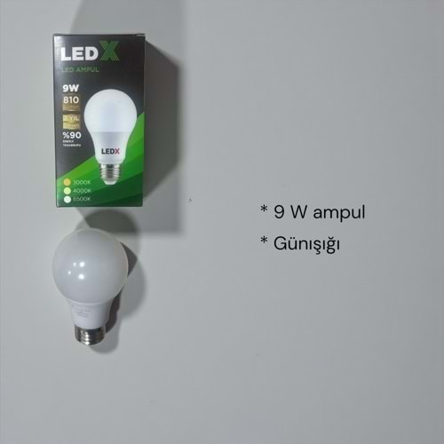 9 W GÜNIŞIĞI AMPUL