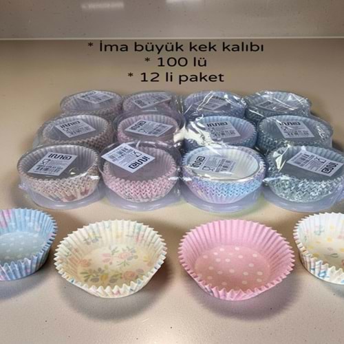 ZMK- BÜYÜK KEK KALIBI 100LÜ