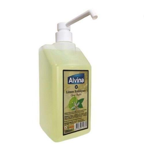 ALVİNA 1 LT POMPALI KOLONYA