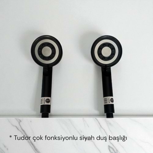 TUDOR ÇOK AMAÇLI SİYAH DUŞ BAŞLIĞI