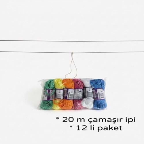 LÇİ- 20 MT ÇAMAŞIR İPİ